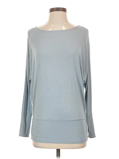 Pre-owned Jennifer Lopez 3/4 Sleeve T-shirt In Blue