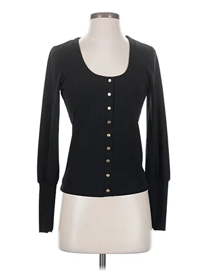 Pre-owned Jennifer Lopez Cardigan Sweater In Black