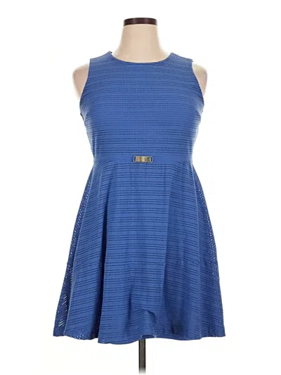 Pre-owned Jennifer Lopez Casual Dress In Blue