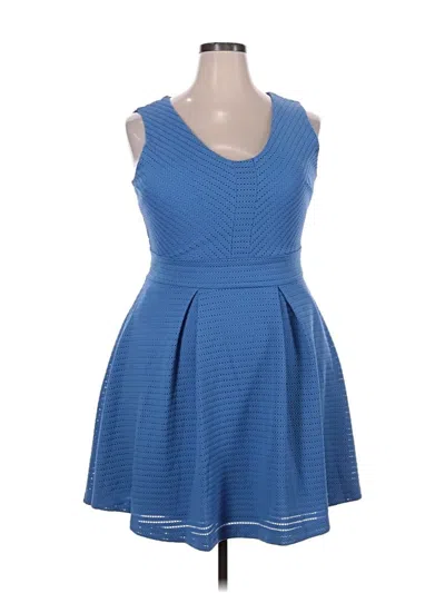 Pre-owned Jennifer Lopez Casual Dress In Blue