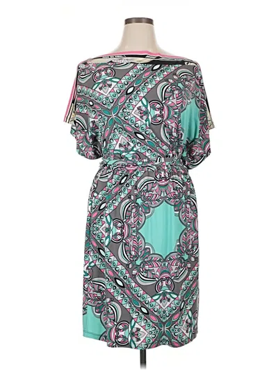 Pre-owned Jennifer Lopez Casual Dress In Blue