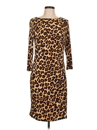 Pre-owned Jennifer Lopez Casual Dress In Brown