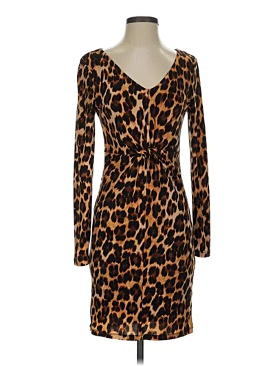 Pre-owned Jennifer Lopez Casual Dress In Brown