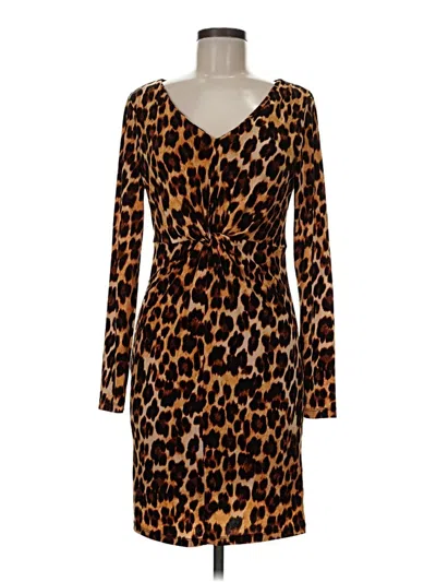 Pre-owned Jennifer Lopez Casual Dress In Brown