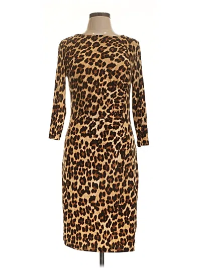 Pre-owned Jennifer Lopez Casual Dress In Brown