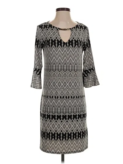 Pre-owned Jennifer Lopez Casual Dress In Gray