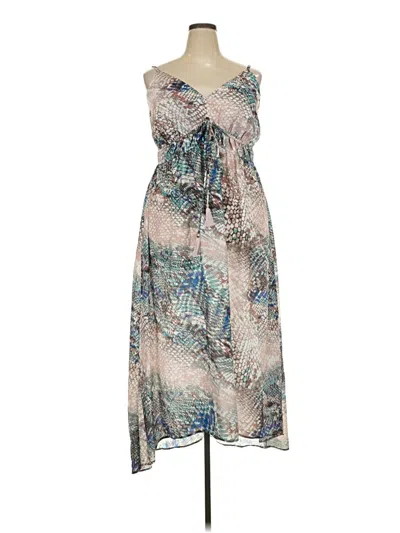 Pre-owned Jennifer Lopez Casual Dress In Gray