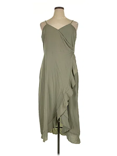 Pre-owned Jennifer Lopez Casual Dress In Green