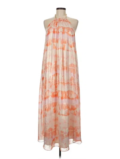 Pre-owned Jennifer Lopez Casual Dress In Orange