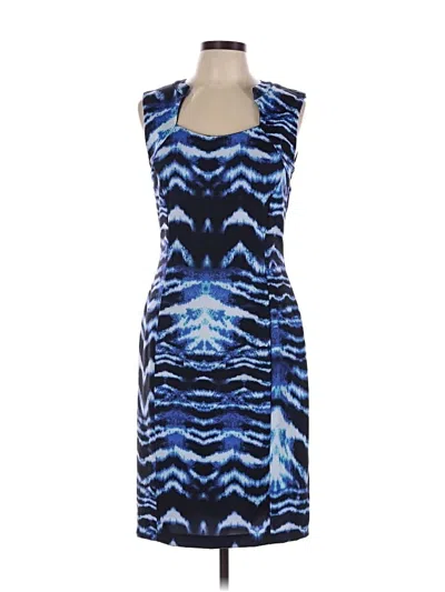 Pre-owned Jennifer Lopez Cocktail Dress In Blue