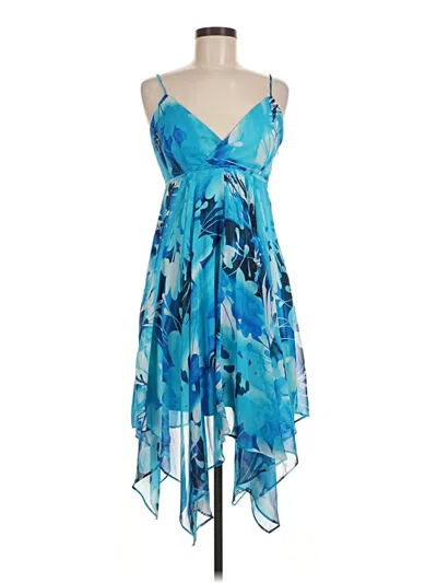 Pre-owned Jennifer Lopez Cocktail Dress In Blue