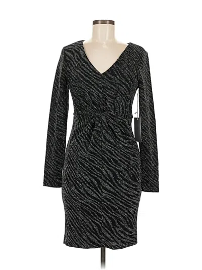 Pre-owned Jennifer Lopez Cocktail Dress In Gray