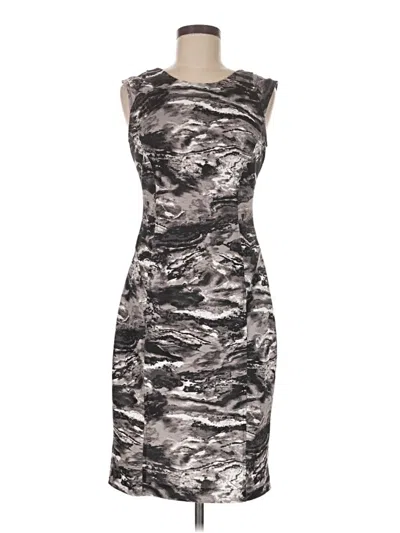 Pre-owned Jennifer Lopez Cocktail Dress In Gray
