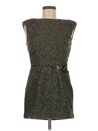 Pre-owned Jennifer Lopez Cocktail Dress In Gray
