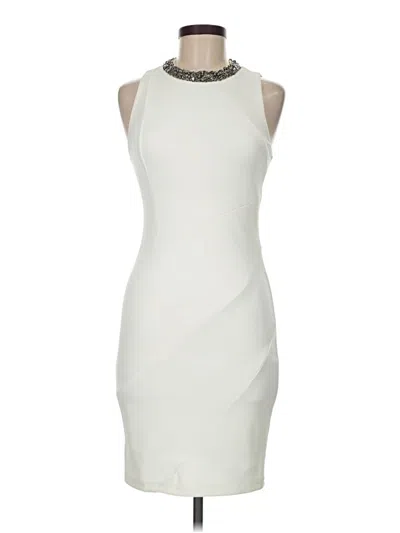 Pre-owned Jennifer Lopez Cocktail Dress In Ivory