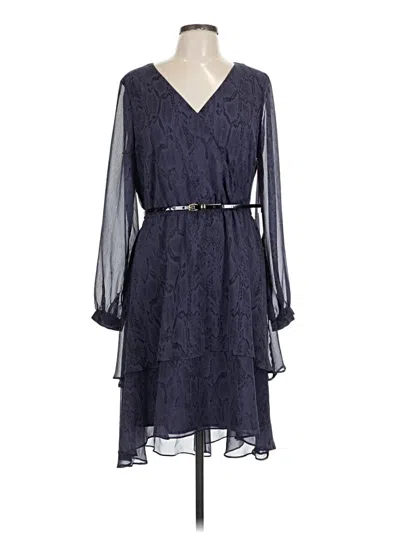 Pre-owned Jennifer Lopez Cocktail Dress In Purple