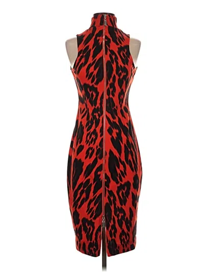 Pre-owned Jennifer Lopez Cocktail Dress In Red