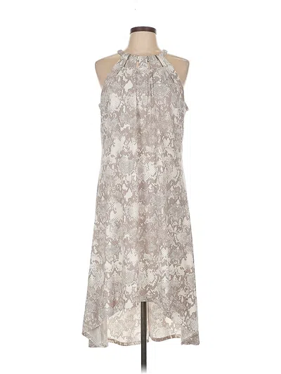 Pre-owned Jennifer Lopez Cocktail Dress In Silver