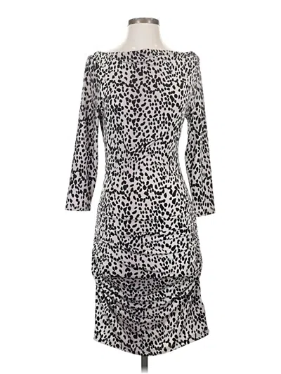 Pre-owned Jennifer Lopez Cocktail Dress In Silver