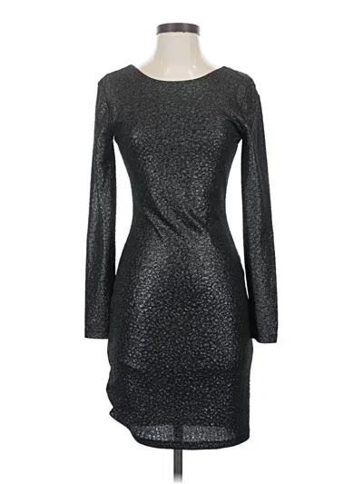 Pre-owned Jennifer Lopez Cocktail Dress In Silver