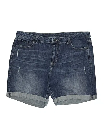 Pre-owned Jennifer Lopez Denim Shorts In Blue