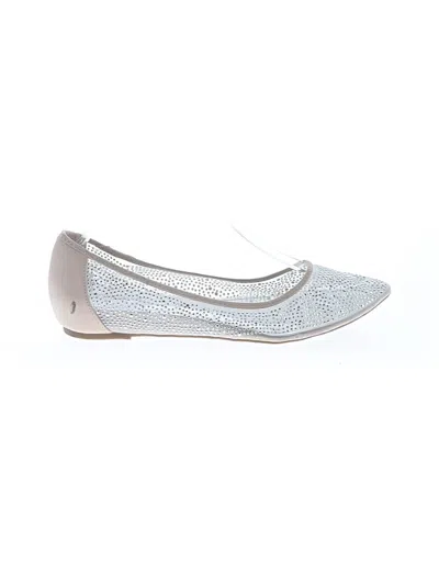 Pre-owned Jennifer Lopez Flats In Gray