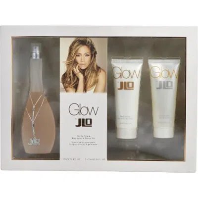 Jennifer Lopez Glow 3 Piece Gift Set 3 Piece Gift Set With 3.4 oz In Multi