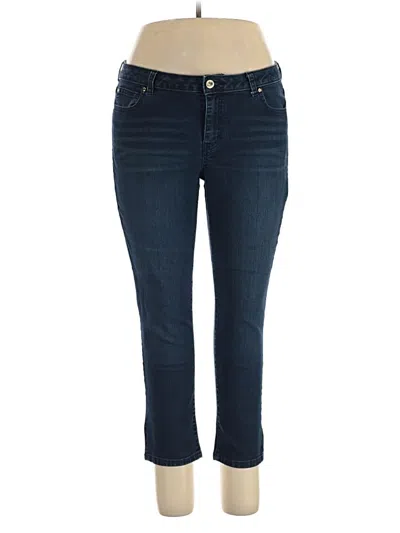 Pre-owned Jennifer Lopez Jeans In Blue
