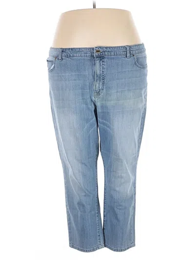 Pre-owned Jennifer Lopez Jeans In Blue