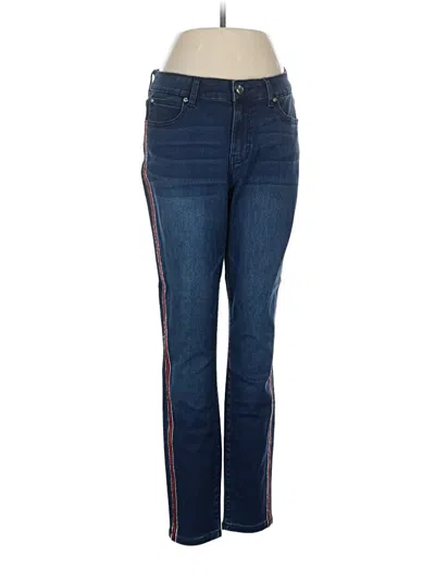 Pre-owned Jennifer Lopez Jeans In Blue
