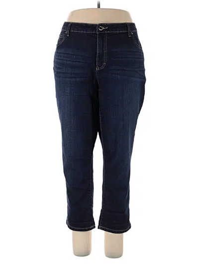 Pre-owned Jennifer Lopez Jeans In Blue