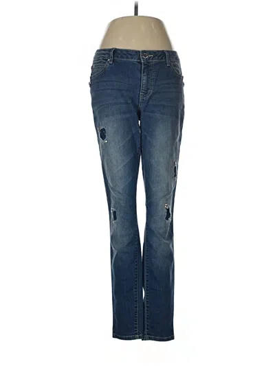 Pre-owned Jennifer Lopez Jeans In Blue