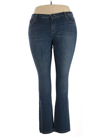 Pre-owned Jennifer Lopez Jeans In Blue