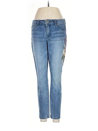 Pre-owned Jennifer Lopez Jeans In Blue