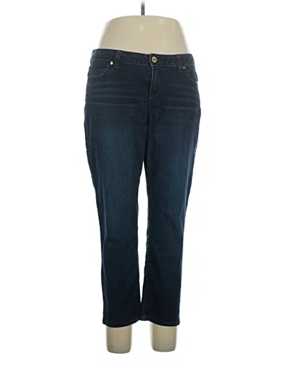 Pre-owned Jennifer Lopez Jeans In Blue