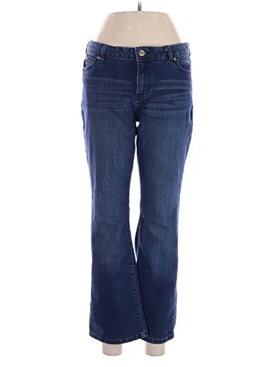 Pre-owned Jennifer Lopez Jeans In Blue