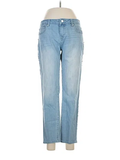 Pre-owned Jennifer Lopez Jeans In Blue