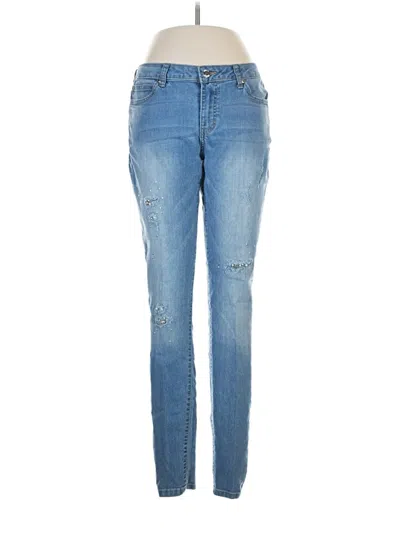 Pre-owned Jennifer Lopez Jeans In Blue
