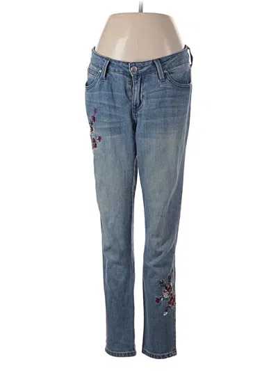 Pre-owned Jennifer Lopez Jeans In Blue