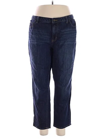 Pre-owned Jennifer Lopez Jeans In Blue