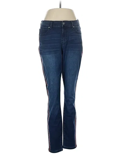 Pre-owned Jennifer Lopez Jeans In Blue