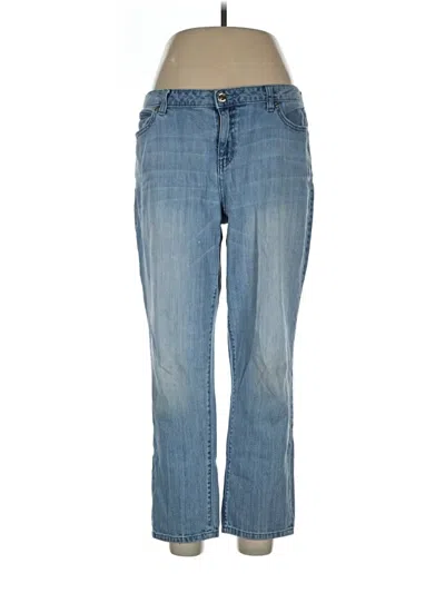 Pre-owned Jennifer Lopez Jeans In Blue