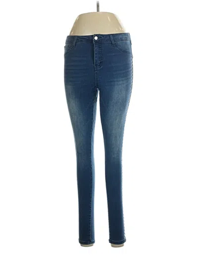 Pre-owned Jennifer Lopez Jeans In Blue