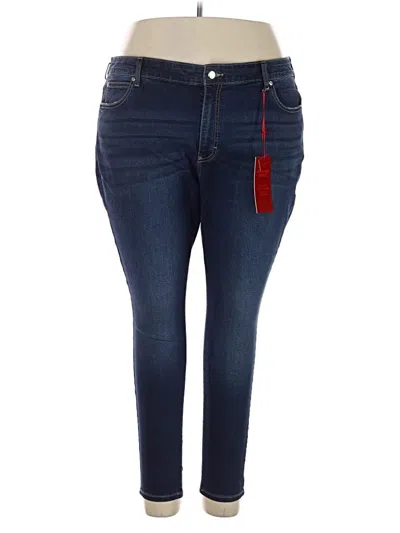 Pre-owned Jennifer Lopez Jeans In Blue