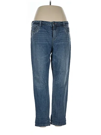 Pre-owned Jennifer Lopez Jeans In Blue