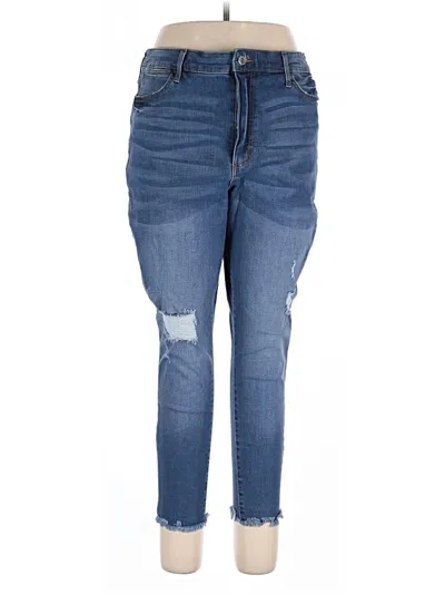 Pre-owned Jennifer Lopez Jeans In Blue