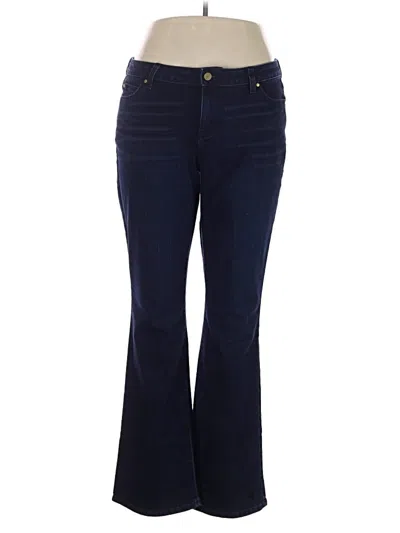 Pre-owned Jennifer Lopez Jeans In Blue