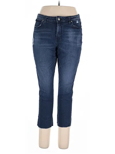 Pre-owned Jennifer Lopez Jeans In Blue