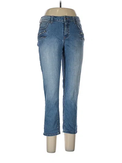 Pre-owned Jennifer Lopez Jeans In Blue