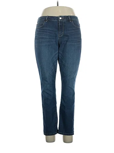 Pre-owned Jennifer Lopez Jeans In Blue